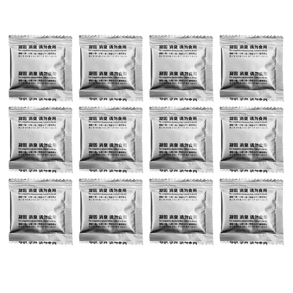 12Pcs Camping Toilet Chemicals Liquid Waste Gelling Deodorizing Powder Emergency Toilet Waste Treatment Portable Toilet Powder