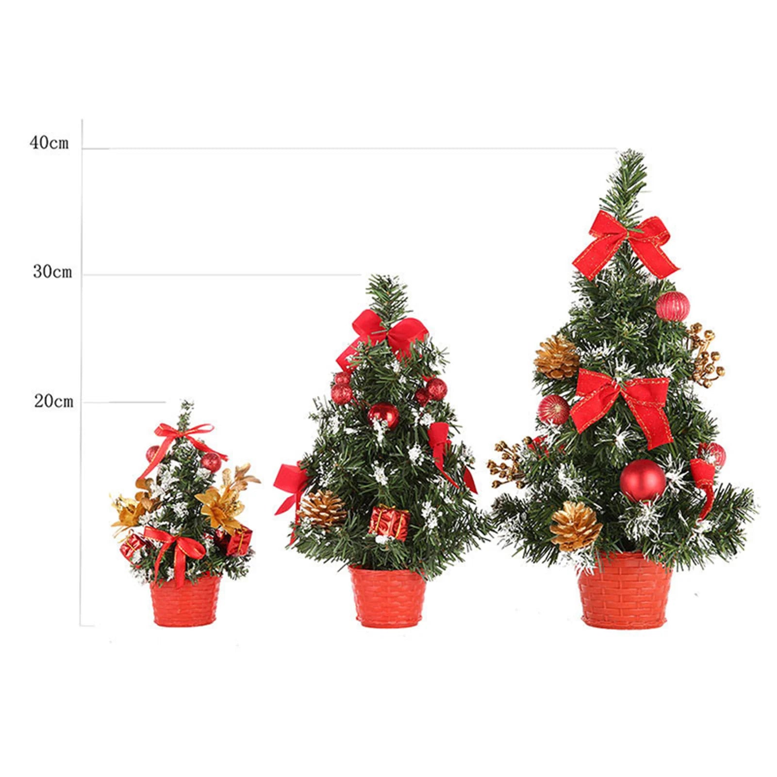Mini Tabletop Christmas Tree Home Christmas Small Desktop Decoration Party Ornament Family Christmas Gift Tabletop Ornament