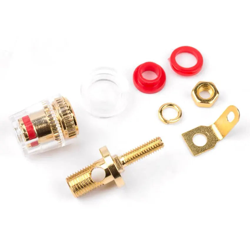 Binding Post Banana Plug Connector Audio Jack Socket For