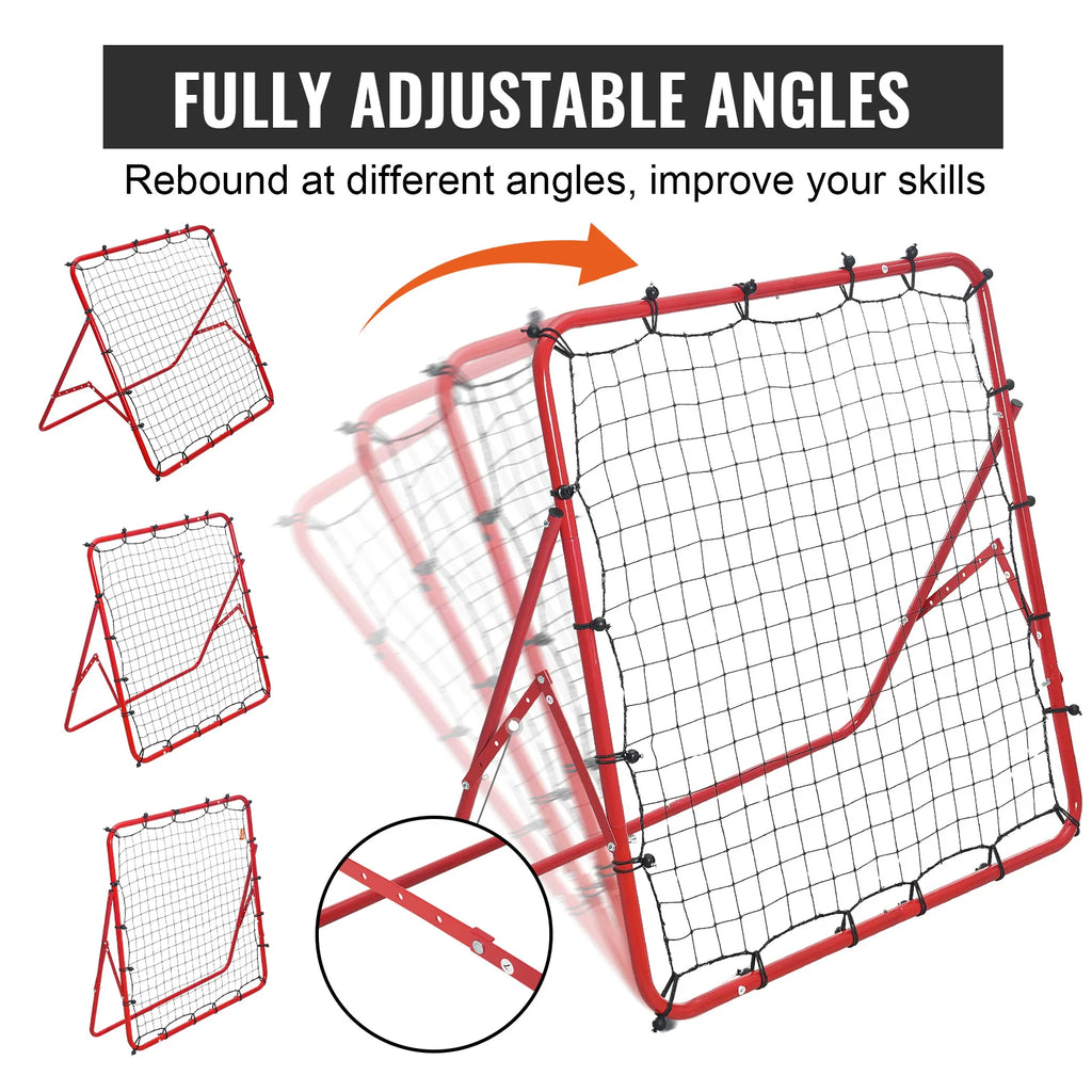 VEVOR 39X39FT Soccer Rebounder Rebound Net Portable Football Training