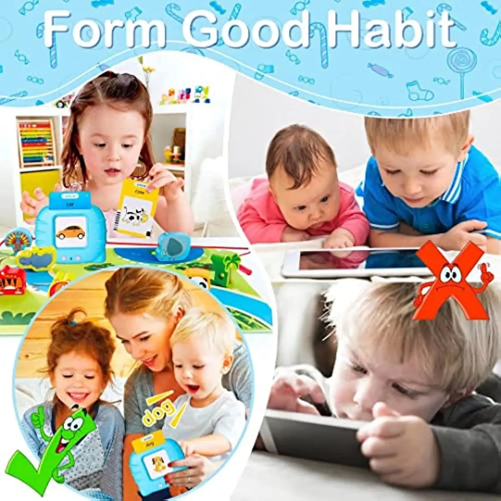 Talking Flash Cards Early Educational Toys Baby Boys Girls