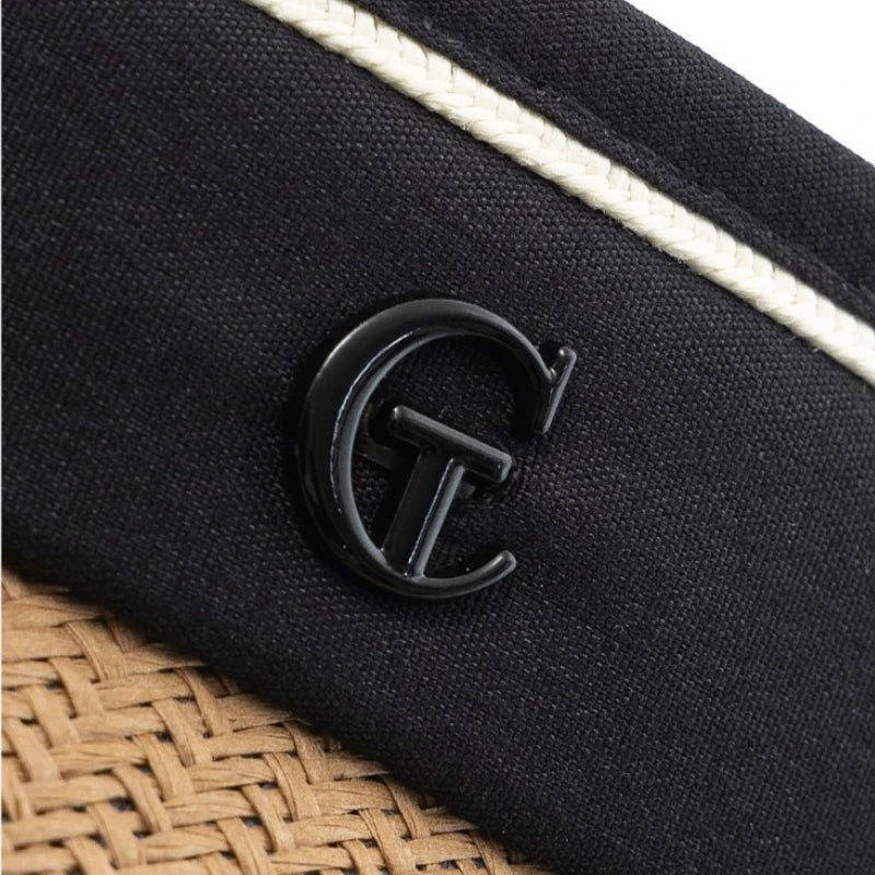 3 Colors Foldable Wide Brim Straw Sun Hats Portable UV Protection Cap Breathable Sunscreen Hat for Women Men Outdoor Beach Hat