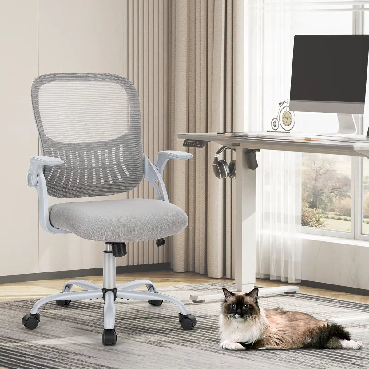 JHK Ergonomic Mesh Backrest Office Desk Chair Adjustable Height