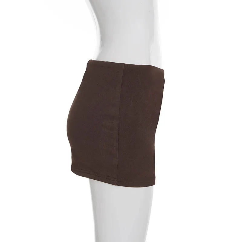 Retro Style Fashion Simple Solid Color Temperament Sexy Spicy Girl