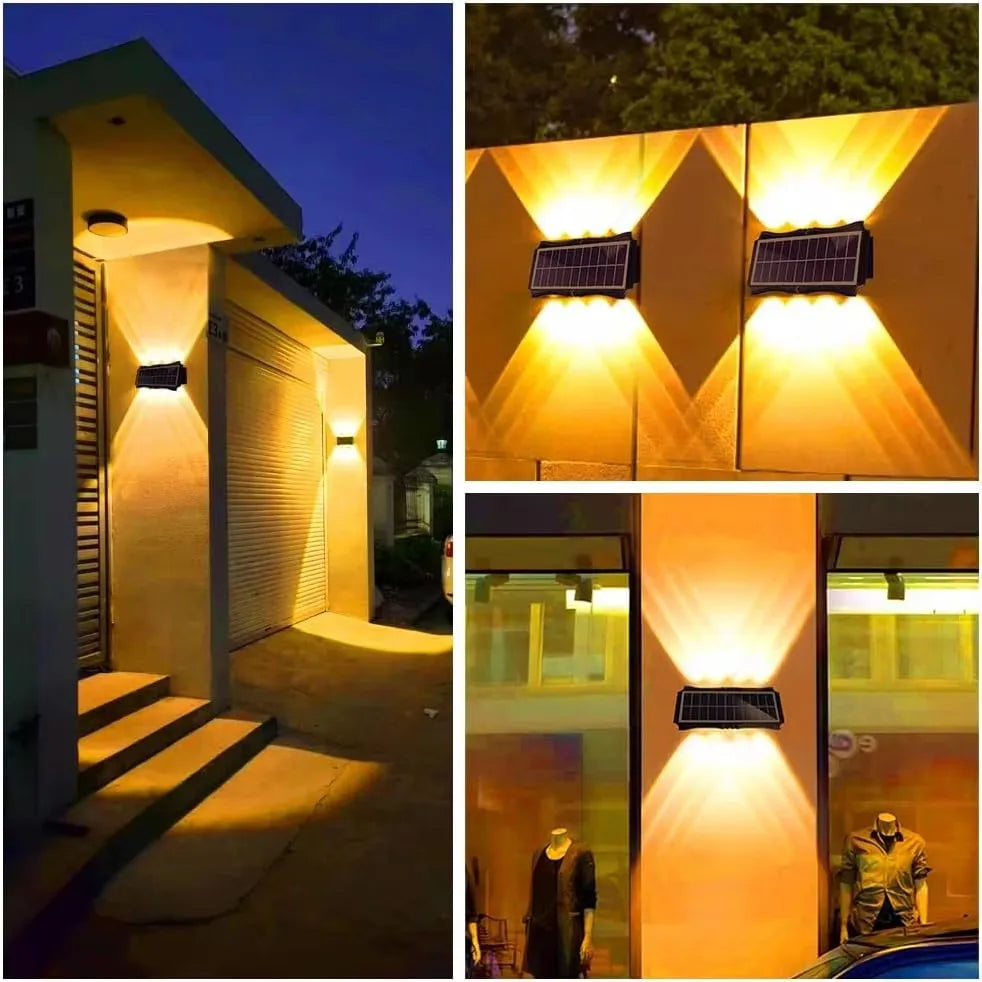 Solar Wall Lamp Outdoor Solar LED Light Waterproof Up