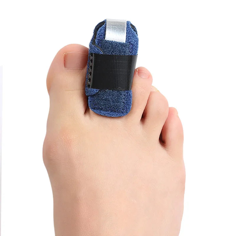 Toe Splints for Straightening Toes Straightener Adjustable Toe Corrector Brace for Toe Injuries Fractures Sprains Foot Care Tool