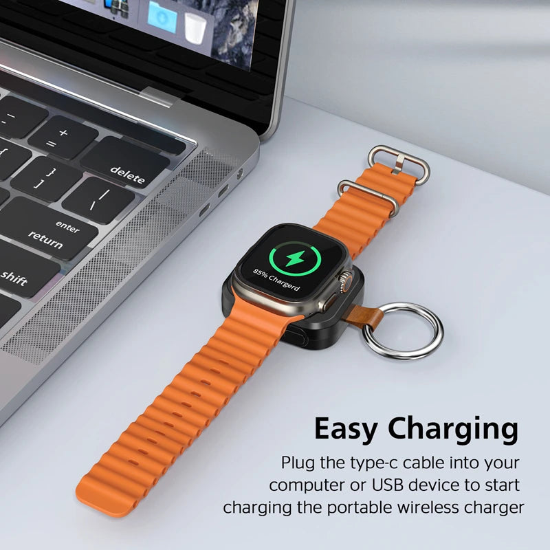 OnePlus Mini Magnetic Watch Wireless Charger For IWatch Portable Power Bank Charging For Watch 10 9 8 7 6 5 Se Ultra Series