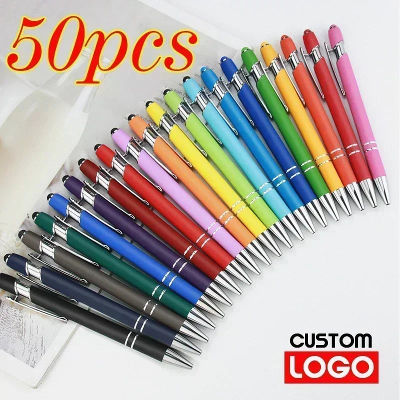 Light Metal Ballpoint Pen Touch Screen Pen Office School