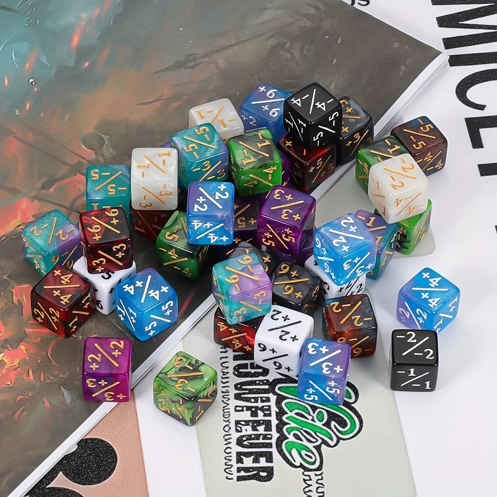 Magic Party Counting Dice Set With Starry Sky Design