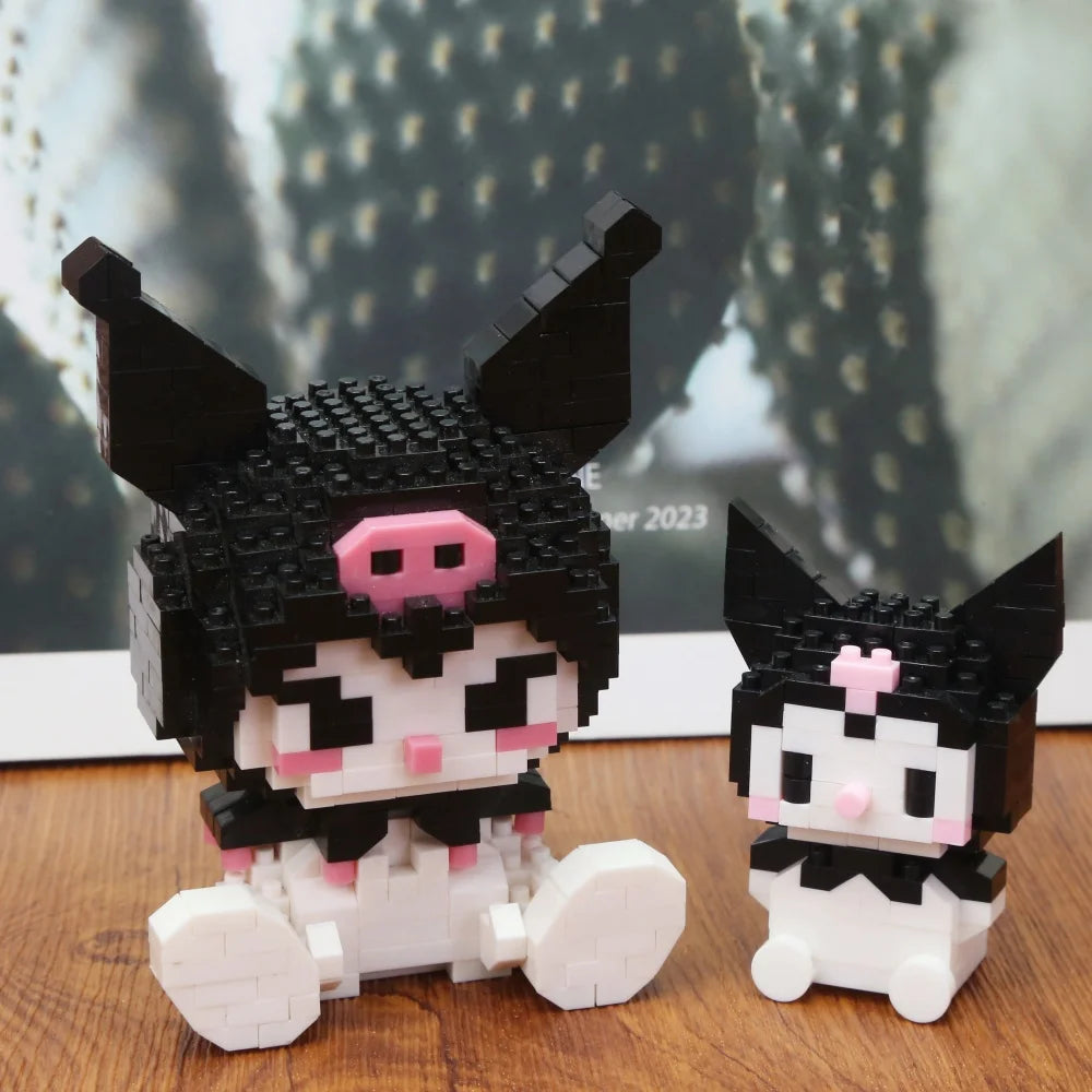 99 Style SANRIO Hello Kitty Building Blocks Cartoon Figures Kuromi