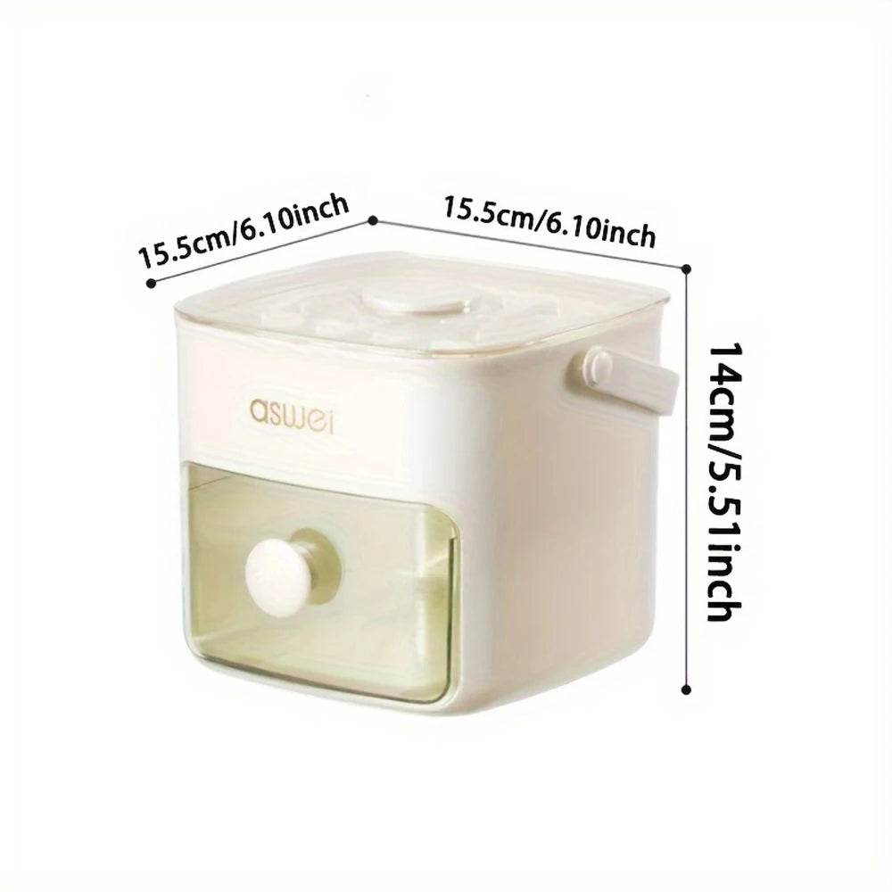 Press Ice Tray Ice Cube Mold Ice-making Box Large Capacity Storage Ice An Ice Maker Food Grade Storage Box Diy Icebox