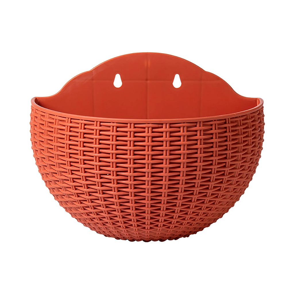 Flower Pot Exquisite Wall-mounted Plastic Wall Hanging Basket Flowerpot for Outdoor Garden Balcony Planter Bucket Home Decor New