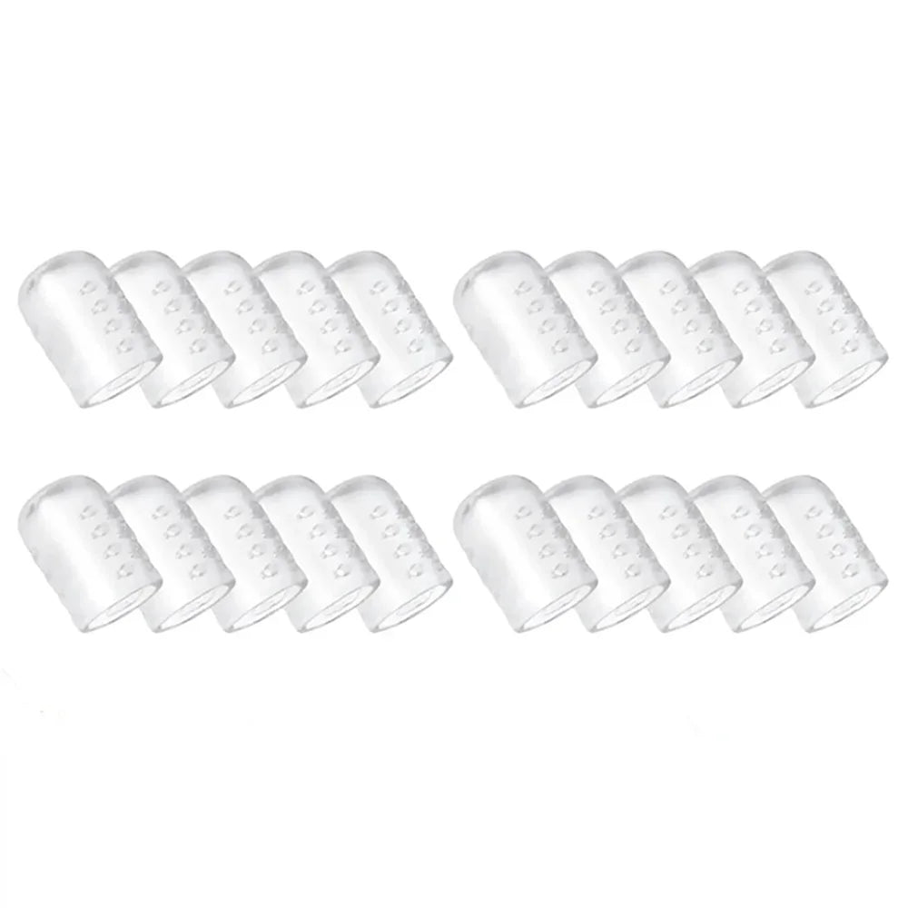 60/40/20pcs Toe Protectors Silicone Gel Caps Unisex Toe Cover for Corns Calluses Blisters Pain Relief Soft Toe Sleeves Cushions