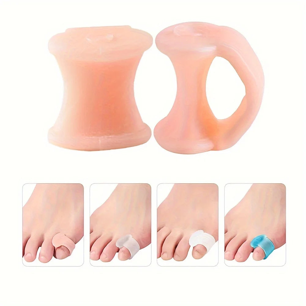 Toe Separators for Daily Use, Little Toe Cushion, Gel Soft Toe Spacer Pads for Women & Men