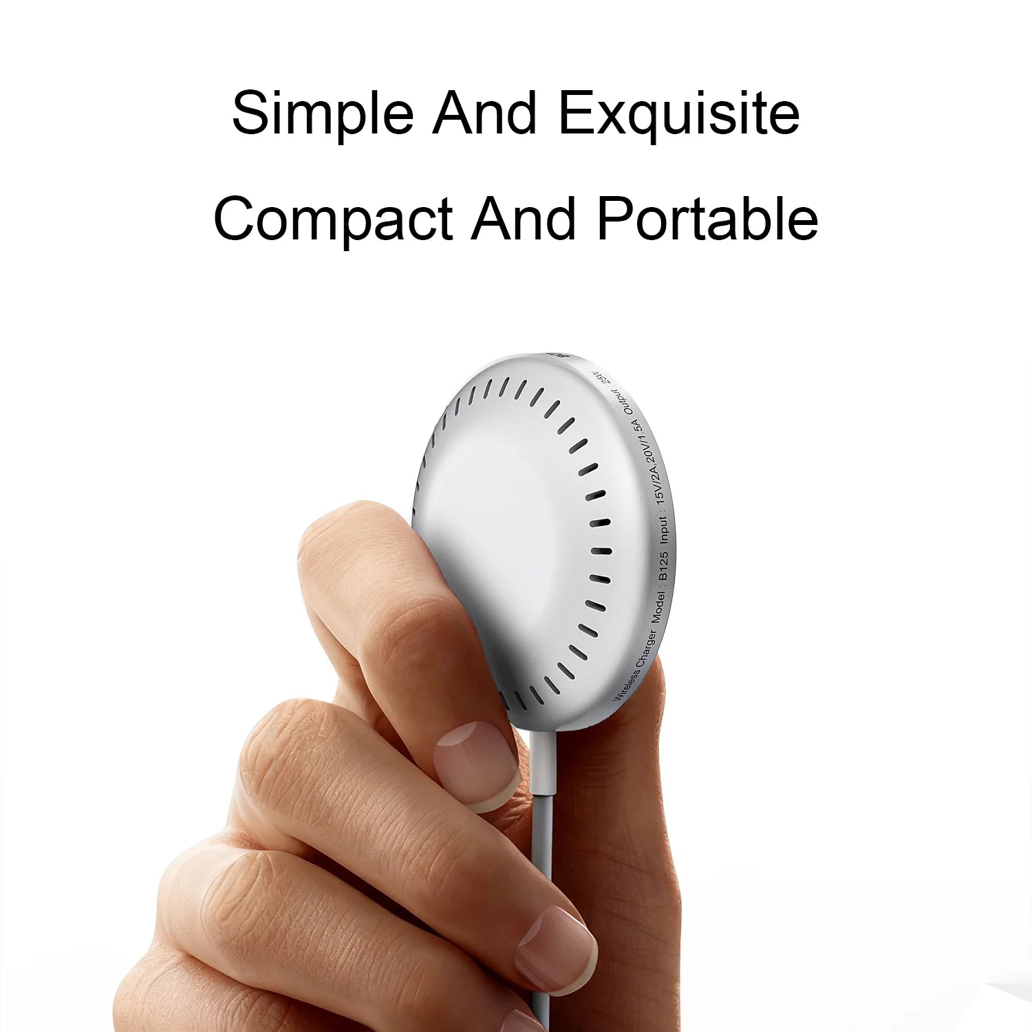 Bonola Magnetic Wireless Charger for iPhone Air/17/17Pro/17Pro Max 25W Fast Wireless Charging with Type C Cable for 16 Pro Max