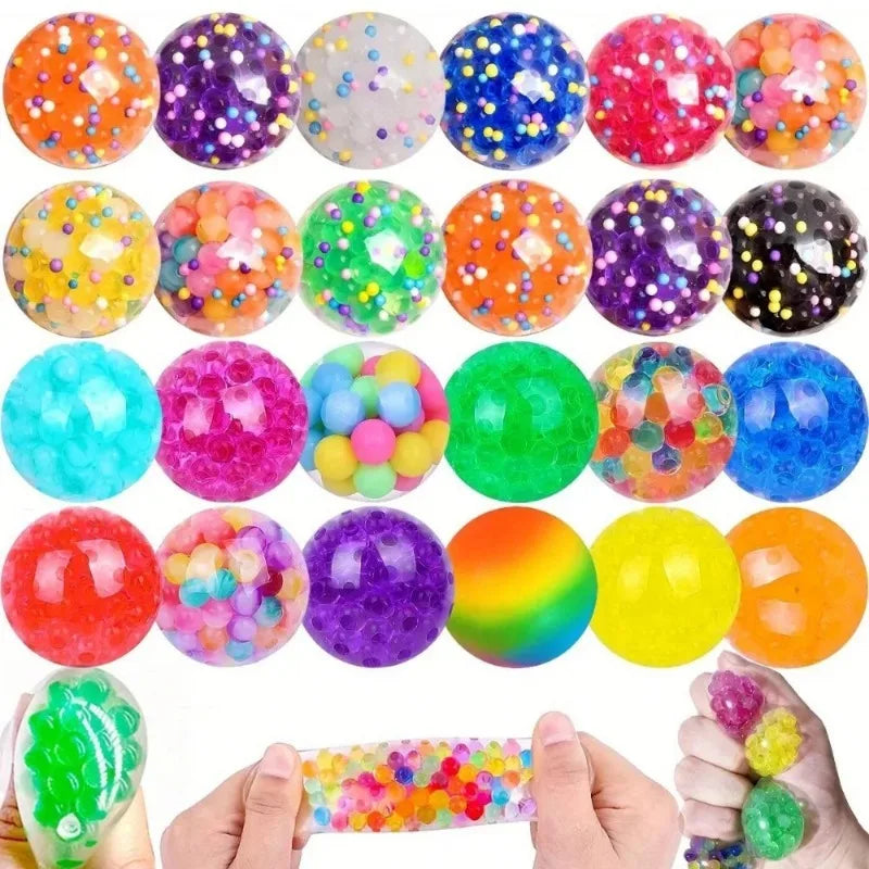 3.5cm children's grape balls vent decompression pinch Crystal beads decompression toys children's gift toys.