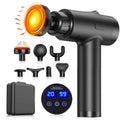 20-Speed Massage Gun with Heat and 7 Heads