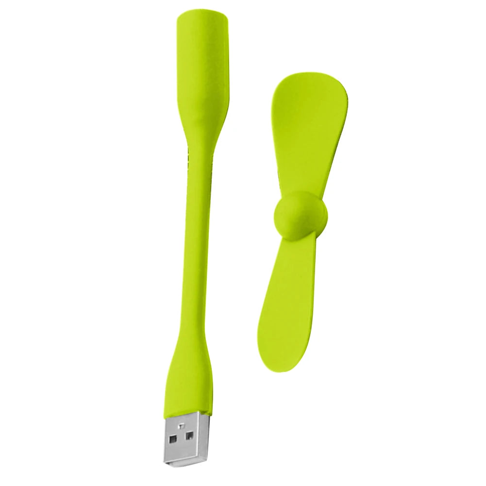 Flexible USB Mini Fan for Laptop & Power Bank
