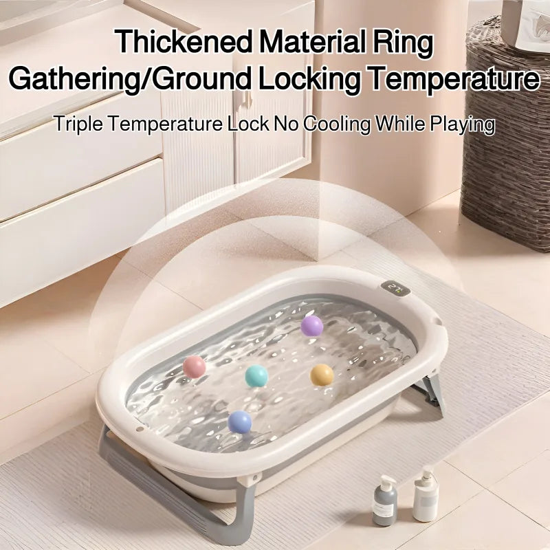 Foldable Baby Bathtub for Infants and Toddlers