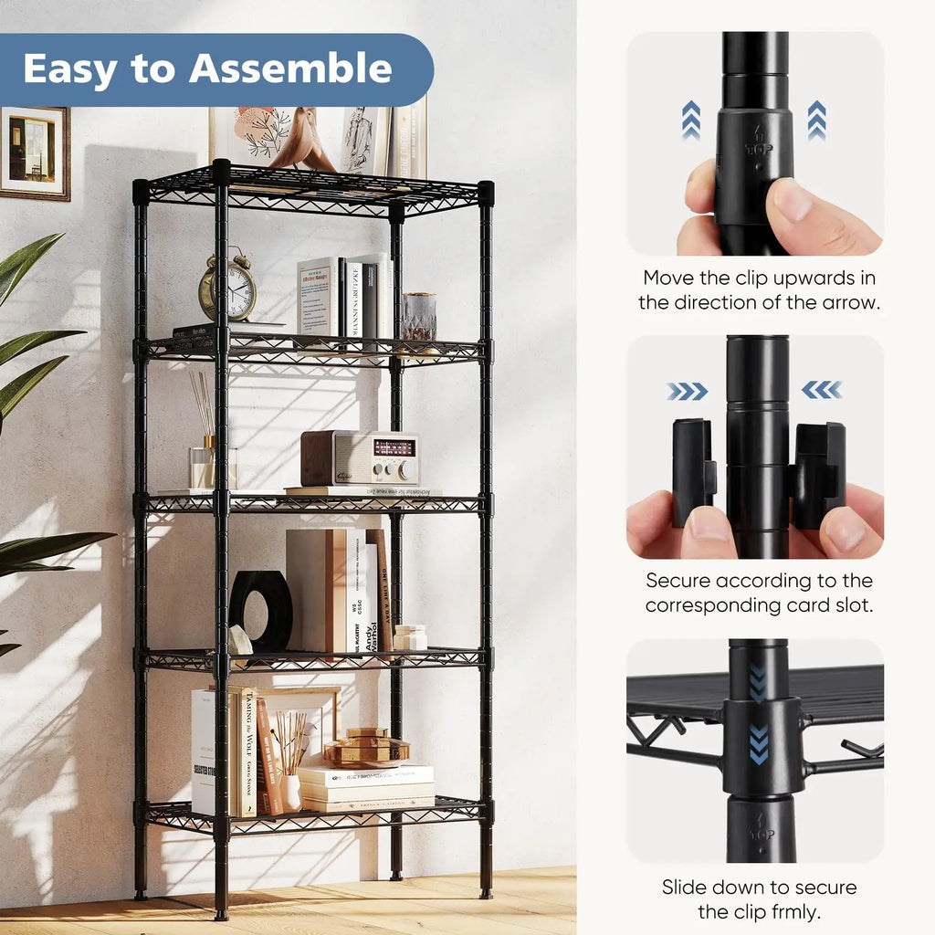 Adjustable Metal Wire Storage Shelves