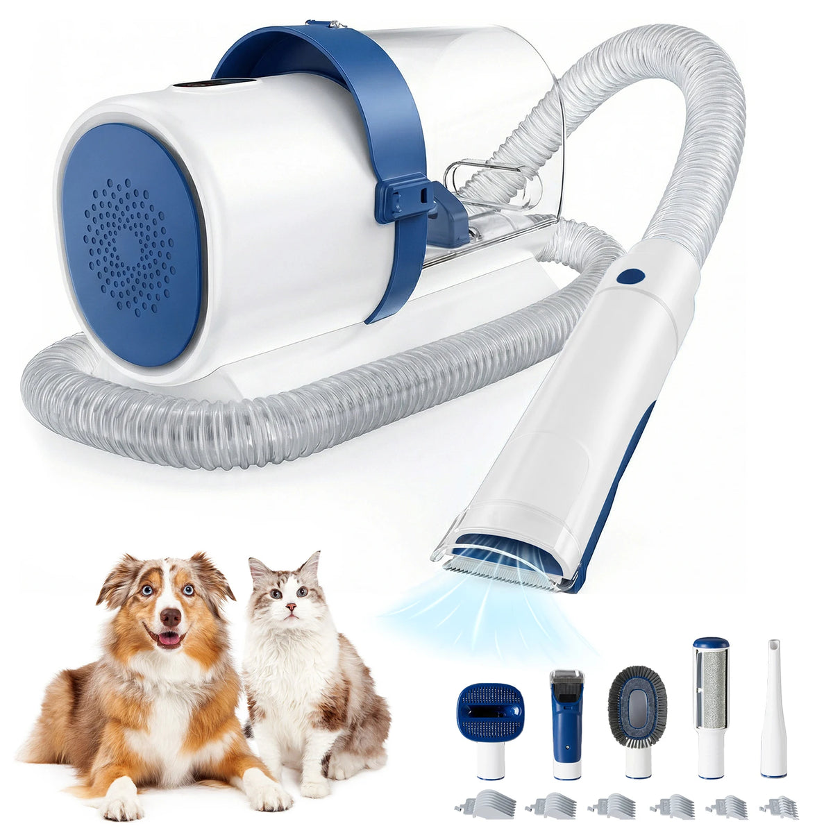 JHK 2.5L Professional Pet Grooming Vacuum Kit 3 Suction