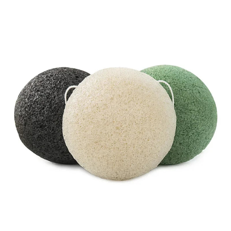 1PCS Natural Konjac Sponge - Gentle Exfoliating & Cleansing Face Wash Tool for Sensitive Skin Care