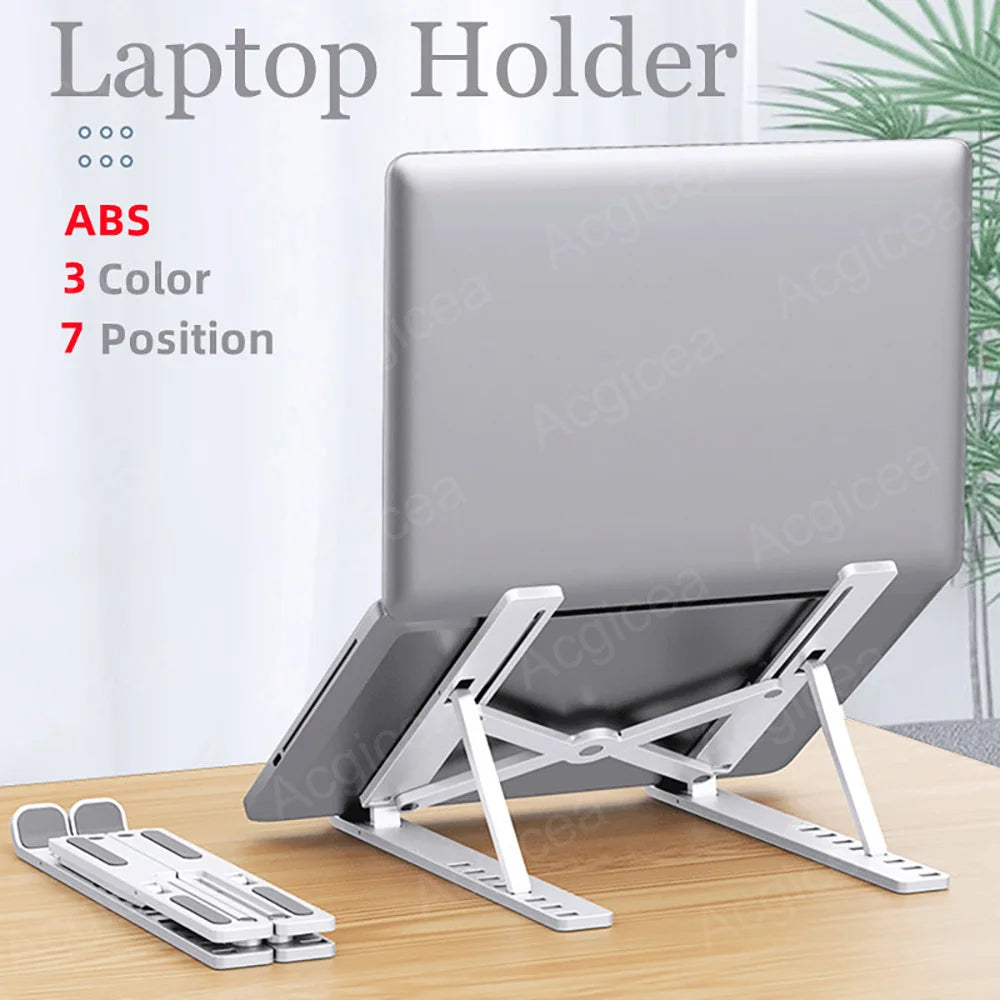 7 Levels Laptop Stand Portable Foldable ABS Tablet Computer for
