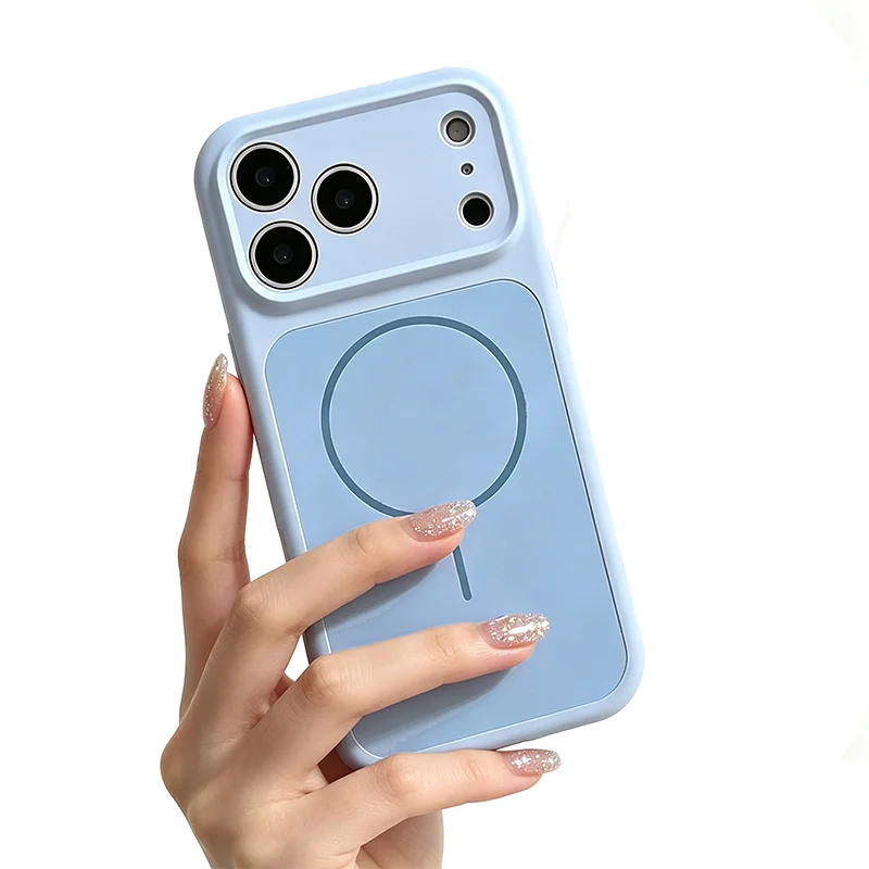 Magnetic Silicone Phone Case, Wireless Charging
