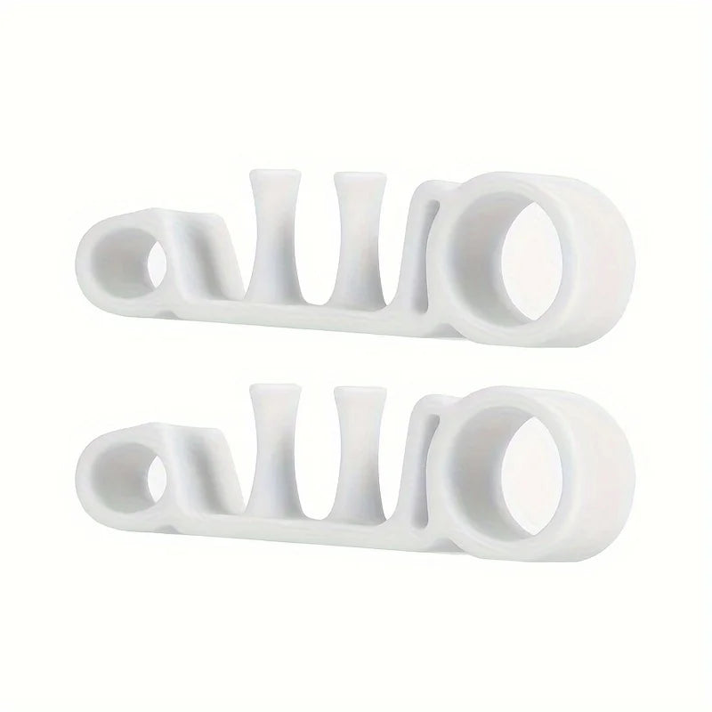 New Gel Toe Separators for Men & Women, Silicone Toe Spacer Pads, Big Toe Spreaders Splint with, Foot Care Tools Toe Care