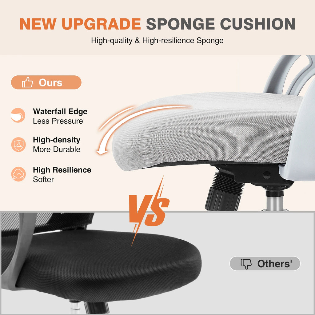 JHK Ergonomic Mesh Backrest Office Desk Chair Adjustable Height