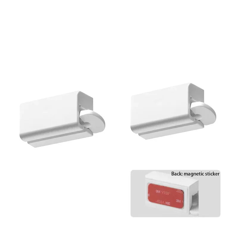 No Drill Wall Mounted Toothpaste Holder with Magnetic Sticker Bathroom Facial Cleanser Storage Rack  Toothpaste Squeezer