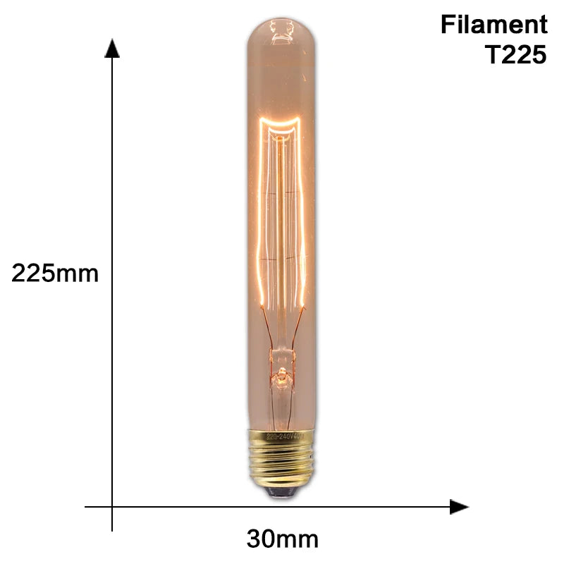 Retro Edison Light Bulb E27 40W 220V 110V Bedroom Industrial Loft Vintage Bulb For Home Decor Filament incandescent Edison Lamp