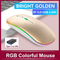 Wireless Rechargeable LED Backlit Gaming Mouse