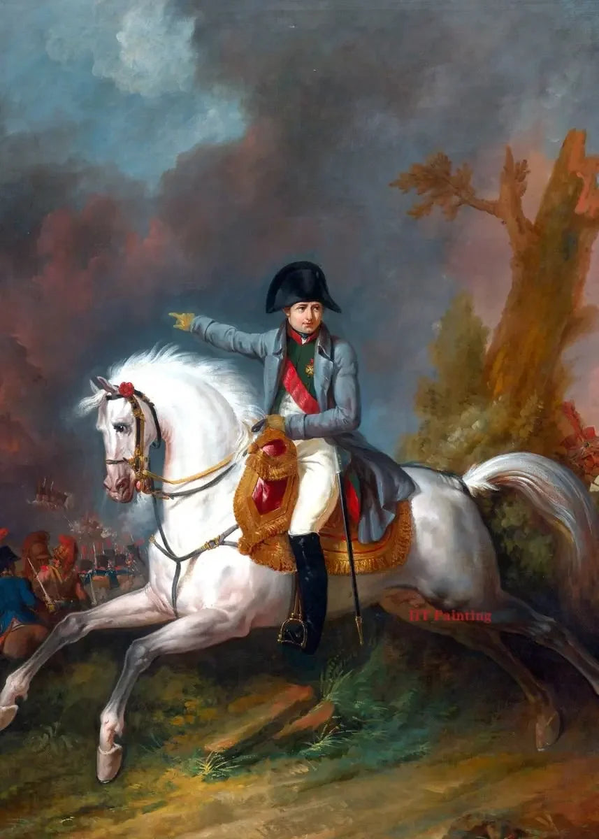 Vintage Classic Napoleon Bonaparte Coronation Wall Art, Canvas Print Poster, Suitable for, Home, Living Room, Office Decoration