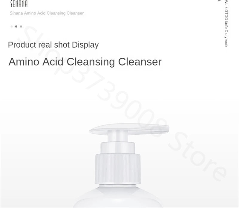Amino Acid Facial Cleanser Deep Cleansing Moisturizing Oil Control Cleaner Mild Cleansing Gel Skin Care Face Washing Products