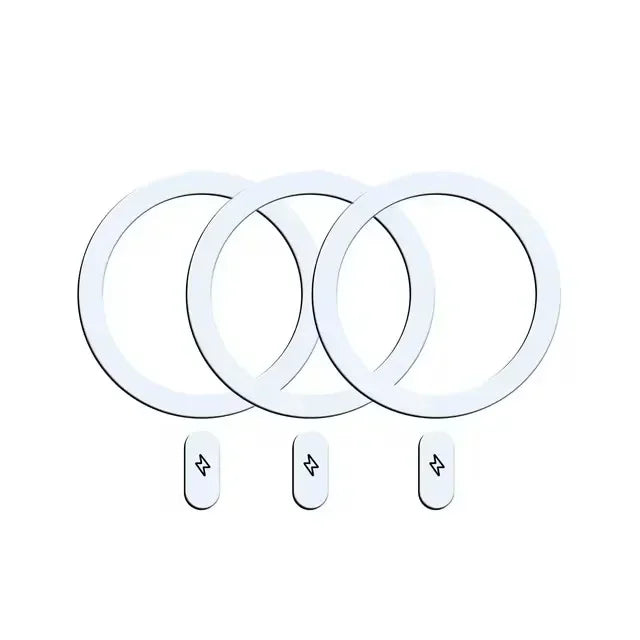 1-5Pcs Universal Metal Plate Ring for Magsafe Magnetic Wireless Charger Iron Sheet Sticker Car Phone Holder for IPhone 14 15 16