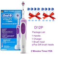 Oral B Electric Toothbrush Rotation Cleaning Oral 3D White
