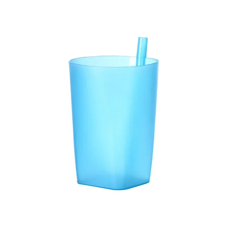 360ml Great Straw Cup Multipurpose Large Capacity Integrated Measuring Straw Drink Jug Juego Tazas De Cafe Y Plato