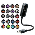 USB Projector Light Christmas Elk Santa Claus Night Light