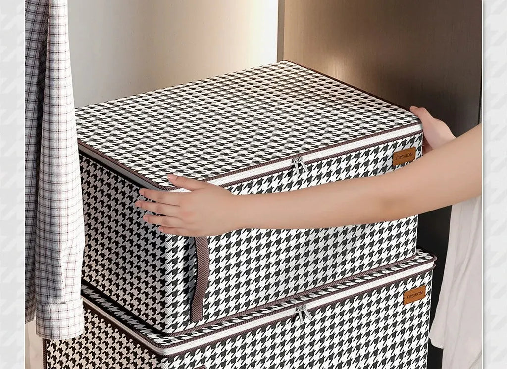 Thickened Non-woven Quilt Storage Bag For Household High-capacity Clothing Clothes Packaging Bag Organizing Luggage Bag