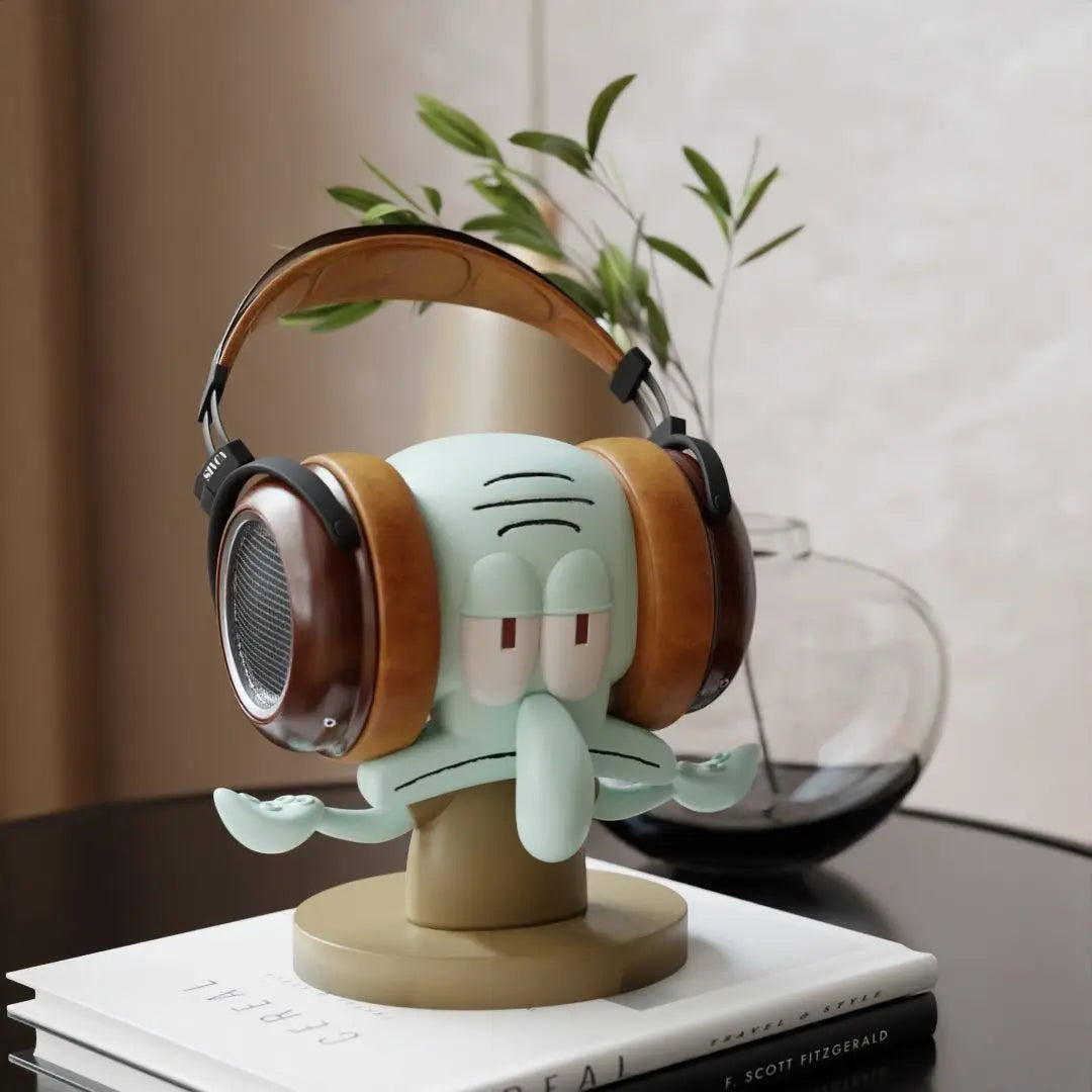 Original SpongeBob Squidward Headphone Stand, Creative & Functional Desk Organizer for Gaming Headset & Decor