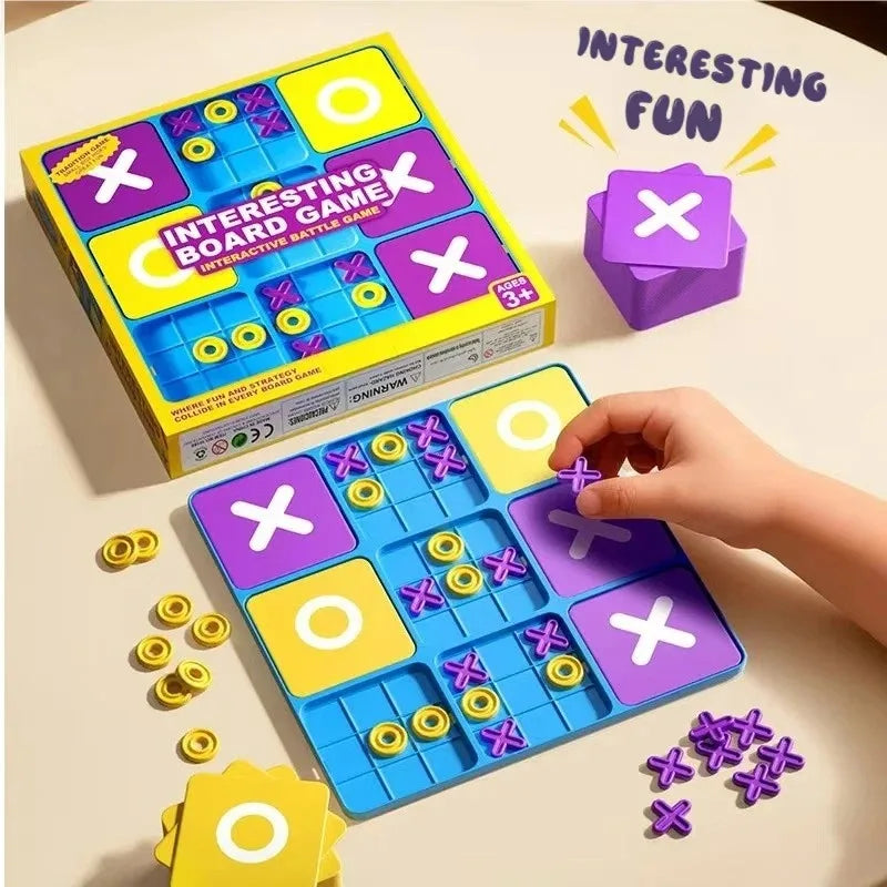 New Tic-Tac-Toe Board Game | Kids Logic Thinking Training | Early Learning Tabletop Toy