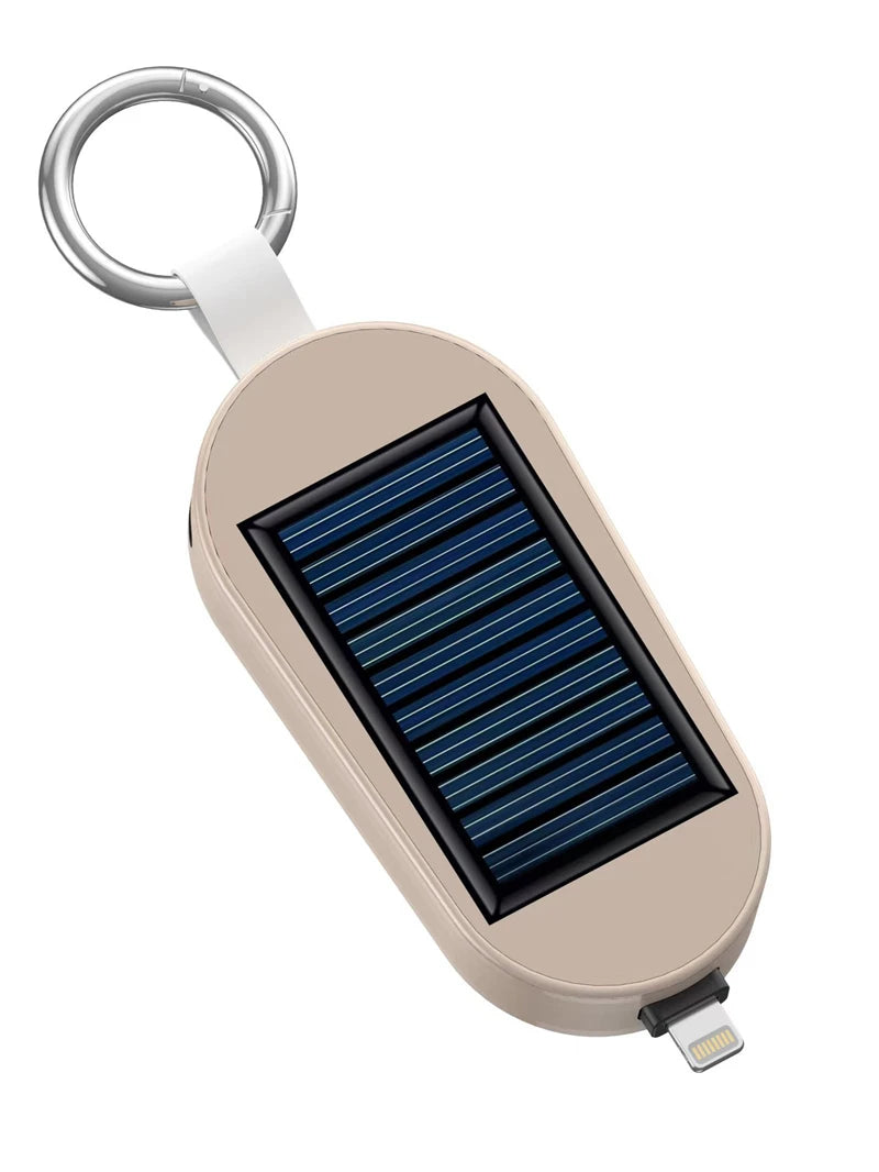 Mini Solar Power Bank 3000mAh Wireless Charger for Apple Watch 8 7 6 5 External Battery Charger for iPhone Samsung Huawei Xiaomi