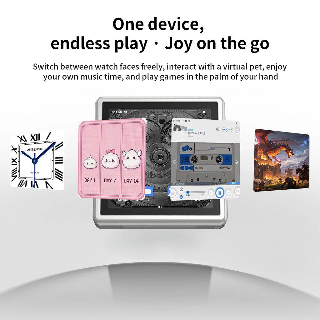 Anbernic RG Rotate Retro Handheld Game Console Android 12