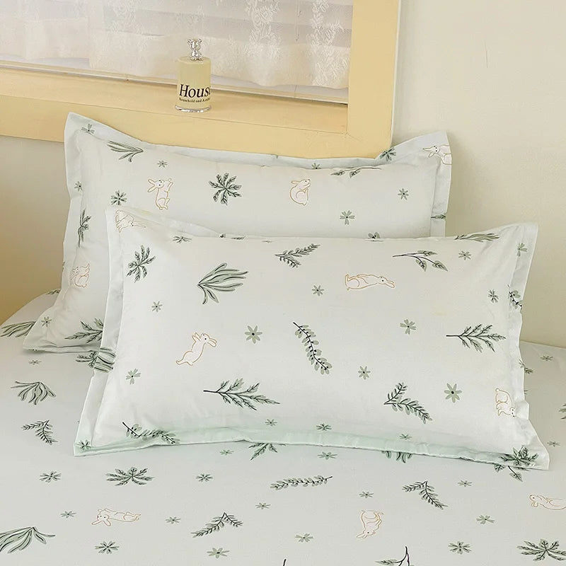MissDeer Pillow Cover 2pcs Pillowcase 48x74cm Pillow Sham for Home Bed