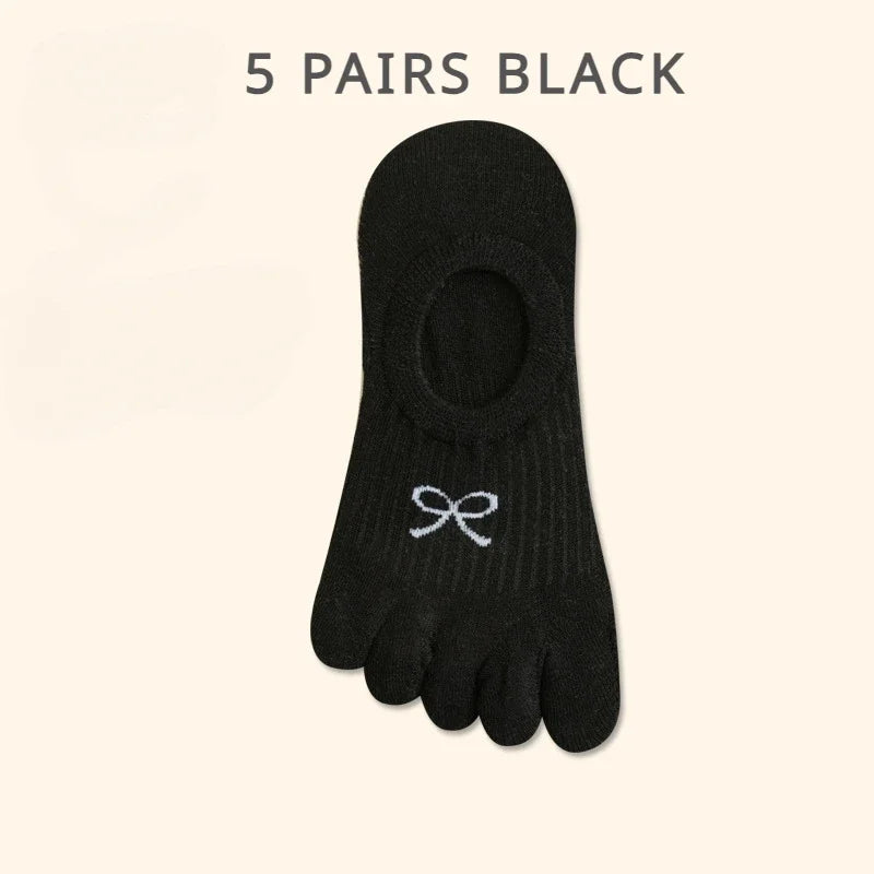 Wiggle Socks 5 Pairs Five Finger Socks - Cotton
