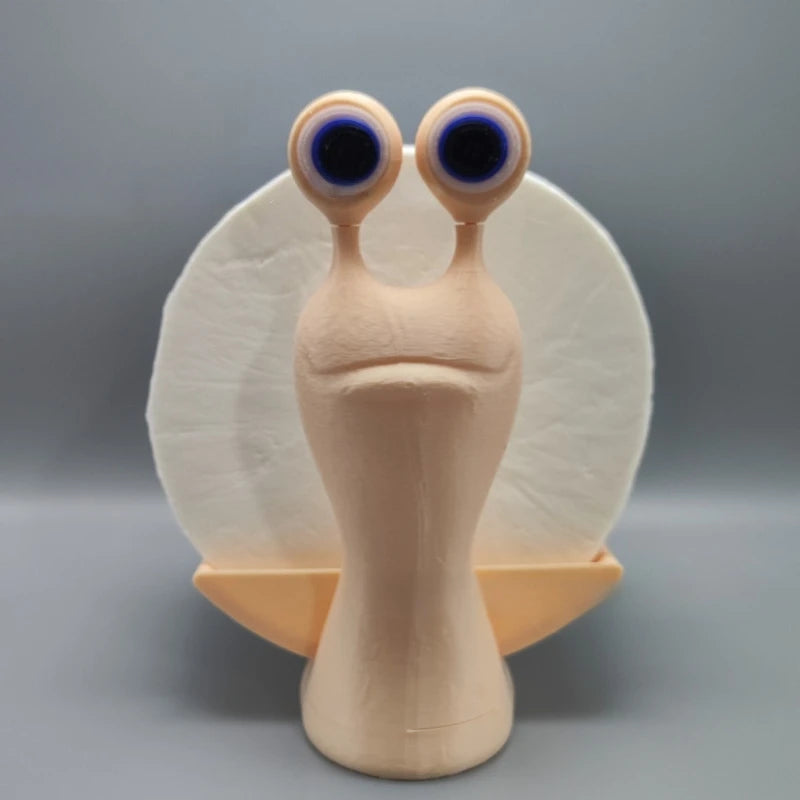 Cute Snail -Shaped Bathroom Tissue Holder Fun Desk Organizer Novelty Home Decor