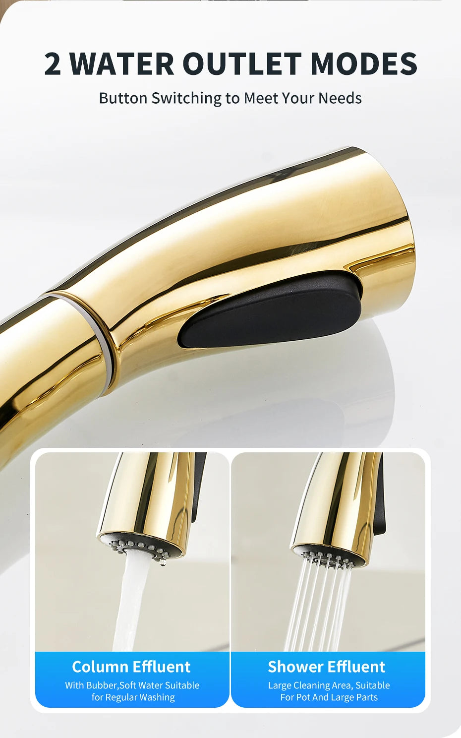 Kitchen Faucets Silver Single Handle Pull Out Kitchen Tap Single Hole Handle Swivel 360 Degree Water Mixer Tap Mixer Tap 866011