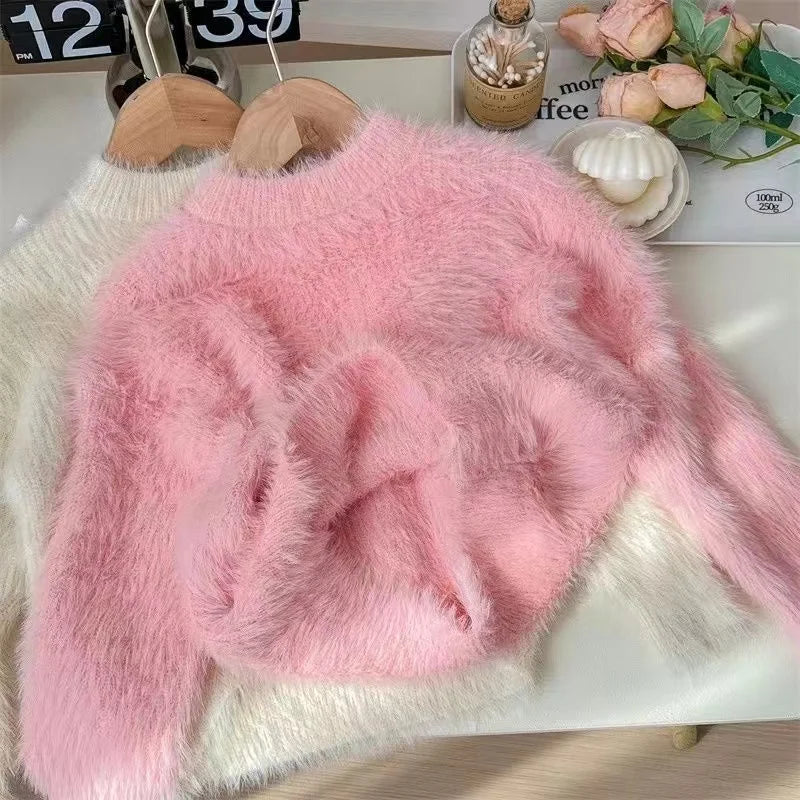 Long Hair  Fur Yarn 500g Simulation Smooth Soft Non Shedding Woolen Sweater Hat Yarn for Hand Knitting Winter Fashion