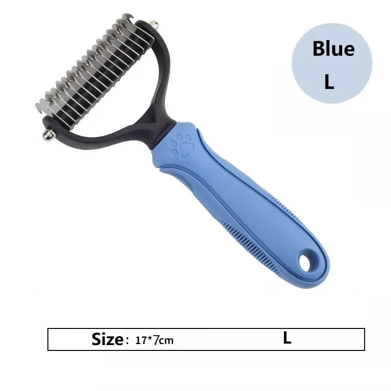 Dog Cats Comb Brush for Dog Grooming Shedding Short Hair Puppy